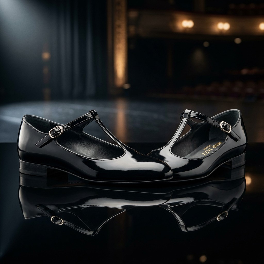 The Noir T-Strap