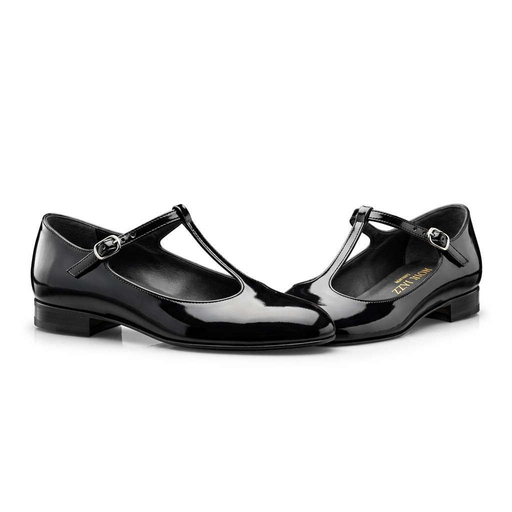 The Noir T-Strap