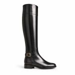 The Riding Boot — Knee-High Black Leather Riding Boot